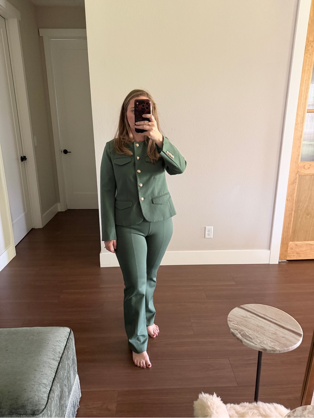 Ann Taylor Tailored Green Women's Blazer